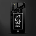 introverting glass case for redmi note 8 image