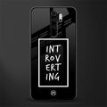 introverting glass case for redmi note 8 pro image