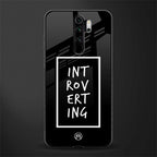 introverting glass case for redmi note 8 pro image
