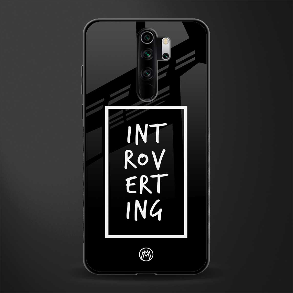 introverting glass case for redmi note 8 pro image