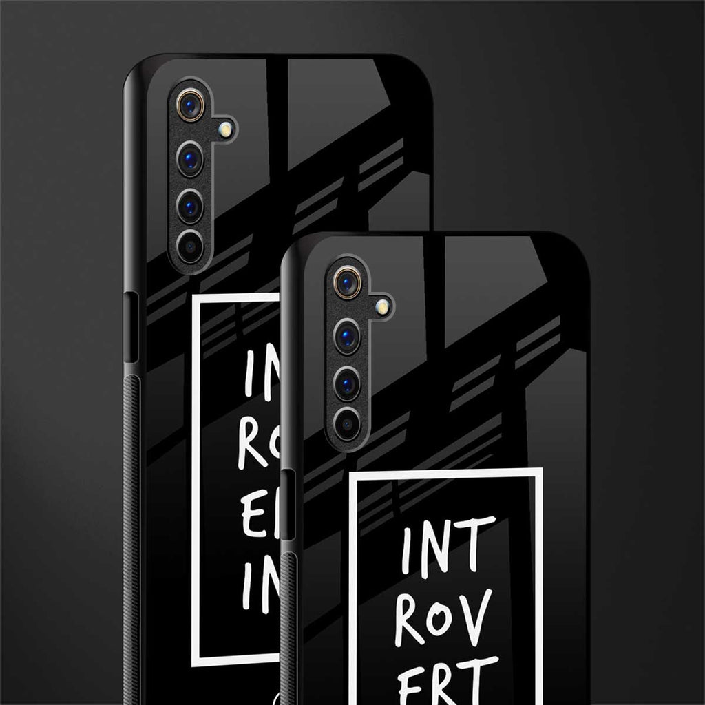 introverting glass case for realme 6 pro image-2