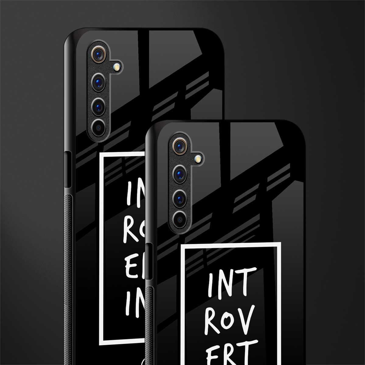 introverting glass case for realme 6 pro image-2