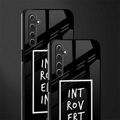 introverting glass case for realme 6 pro image-2