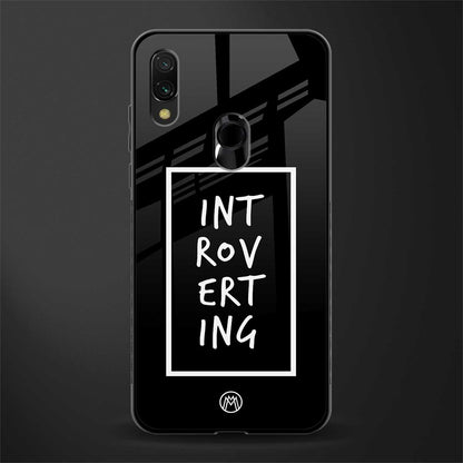 introverting glass case for redmi note 7s image