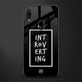 introverting glass case for redmi note 7 pro image