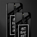 introverting glass case for redmi 8 image-2