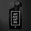 introverting glass case for redmi 8 image