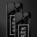 introverting glass case for redmi 8a image-2