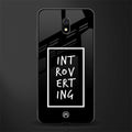 introverting glass case for redmi 8a image