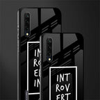 introverting glass case for mi a3 redmi a3 image-2
