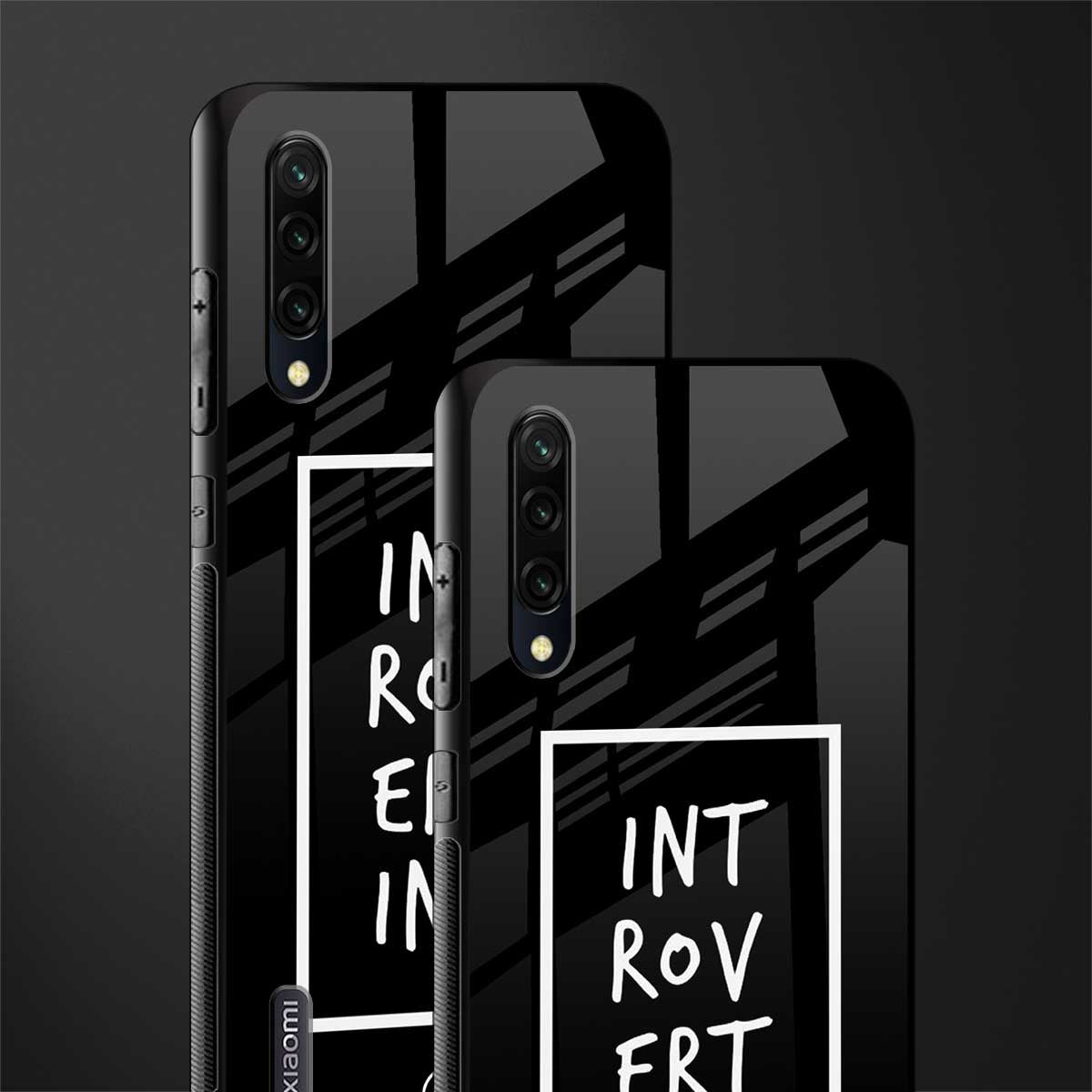 introverting glass case for mi a3 redmi a3 image-2