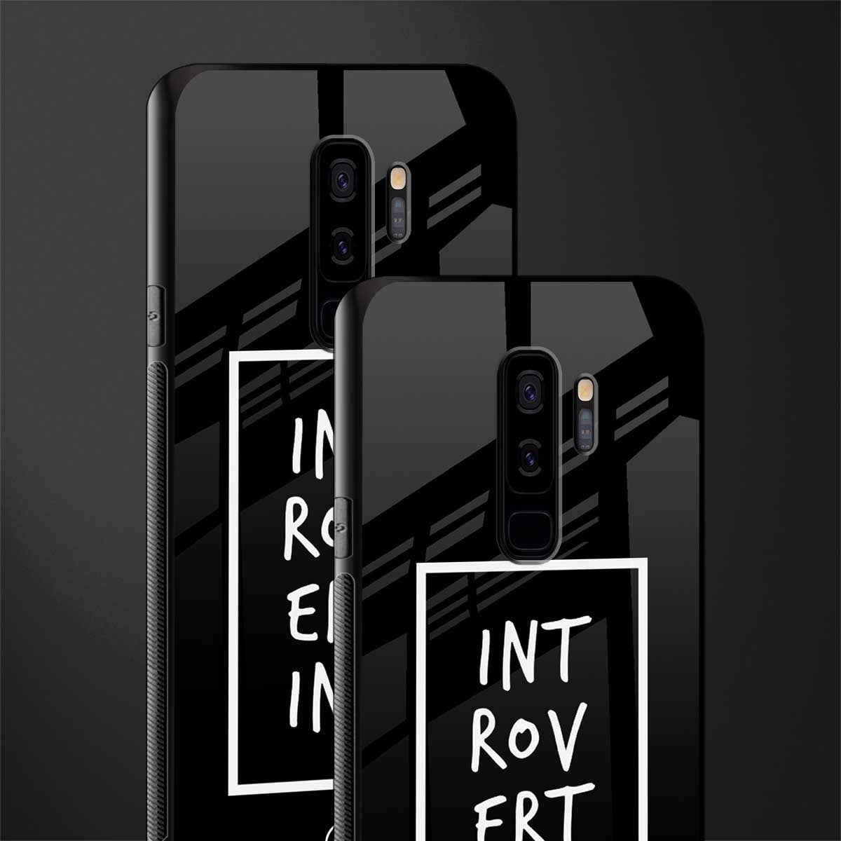 introverting glass case for samsung galaxy s9 plus image-2