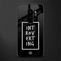introverting glass case for samsung galaxy s9 plus image