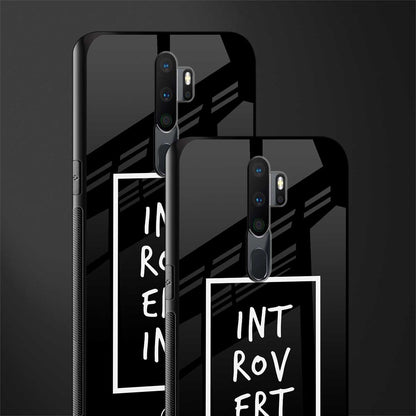 introverting glass case for oppo a5 2020 image-2