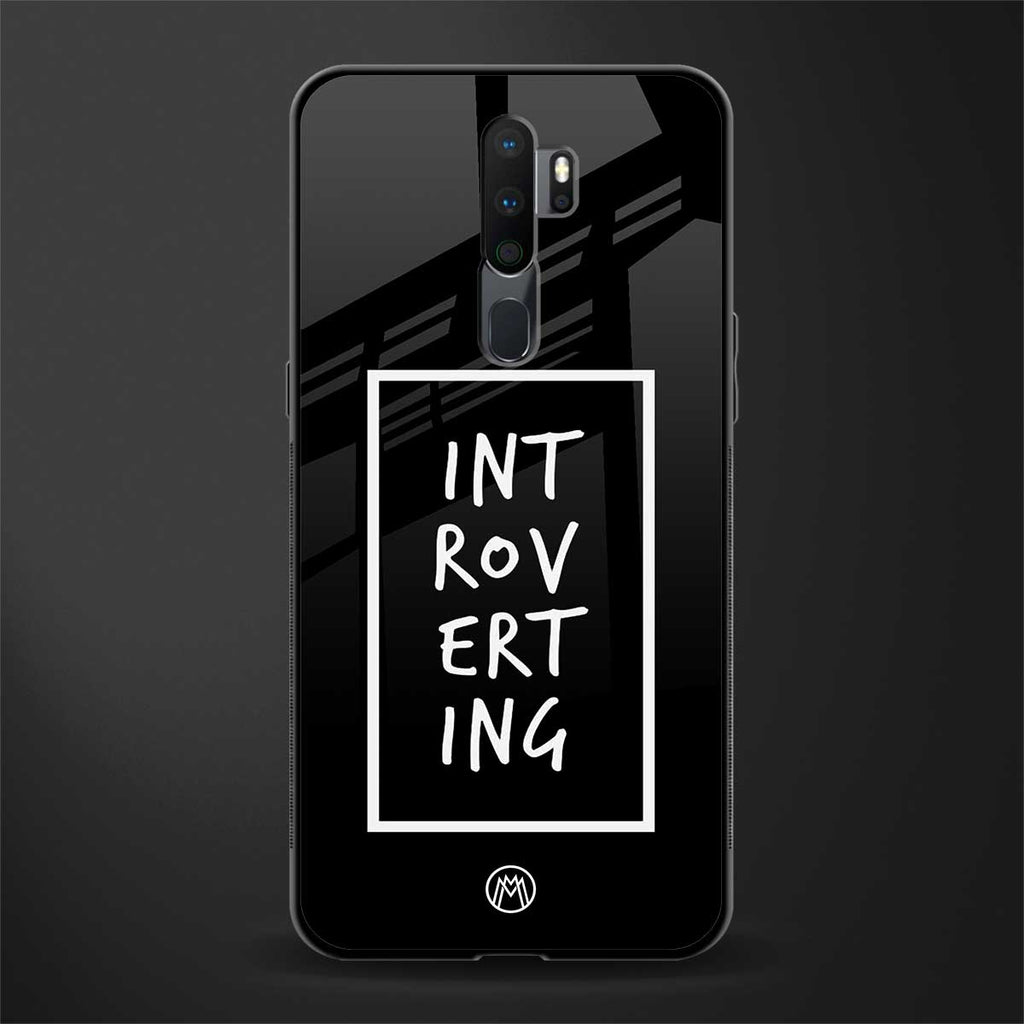 introverting glass case for oppo a5 2020 image