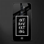 introverting glass case for oppo a9 2020 image