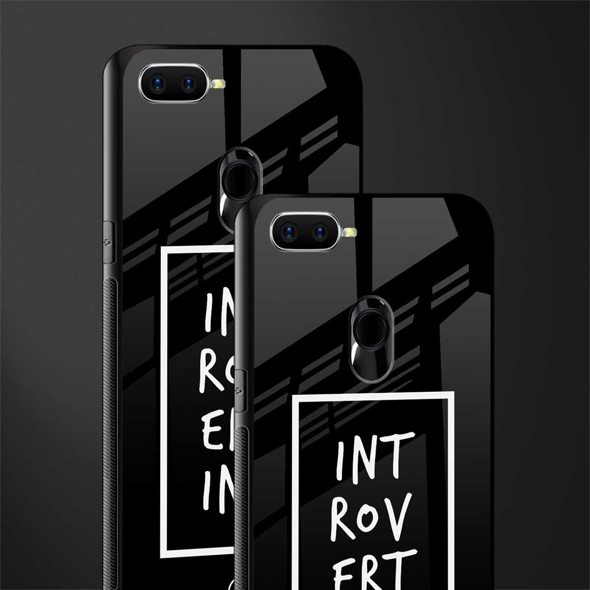 introverting glass case for realme 2 pro image-2