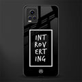 introverting back phone cover | glass case for vivo y73