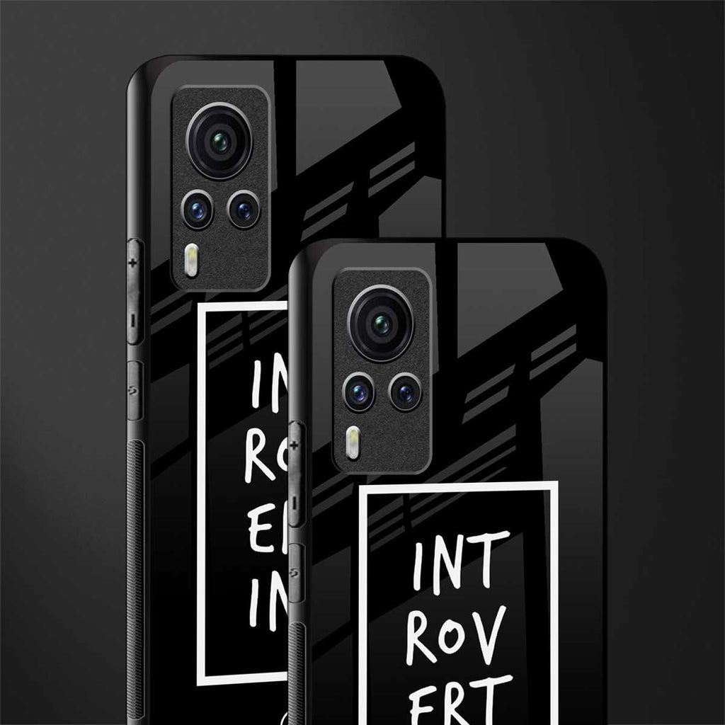 introverting glass case for vivo x60 pro image-2