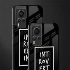 introverting glass case for vivo x60 pro image-2