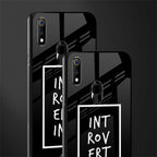 introverting glass case for realme 3 pro image-2
