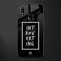 introverting glass case for realme 3 pro image