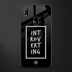 introverting glass case for realme 3 pro image