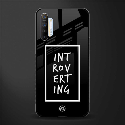 introverting glass case for realme xt image