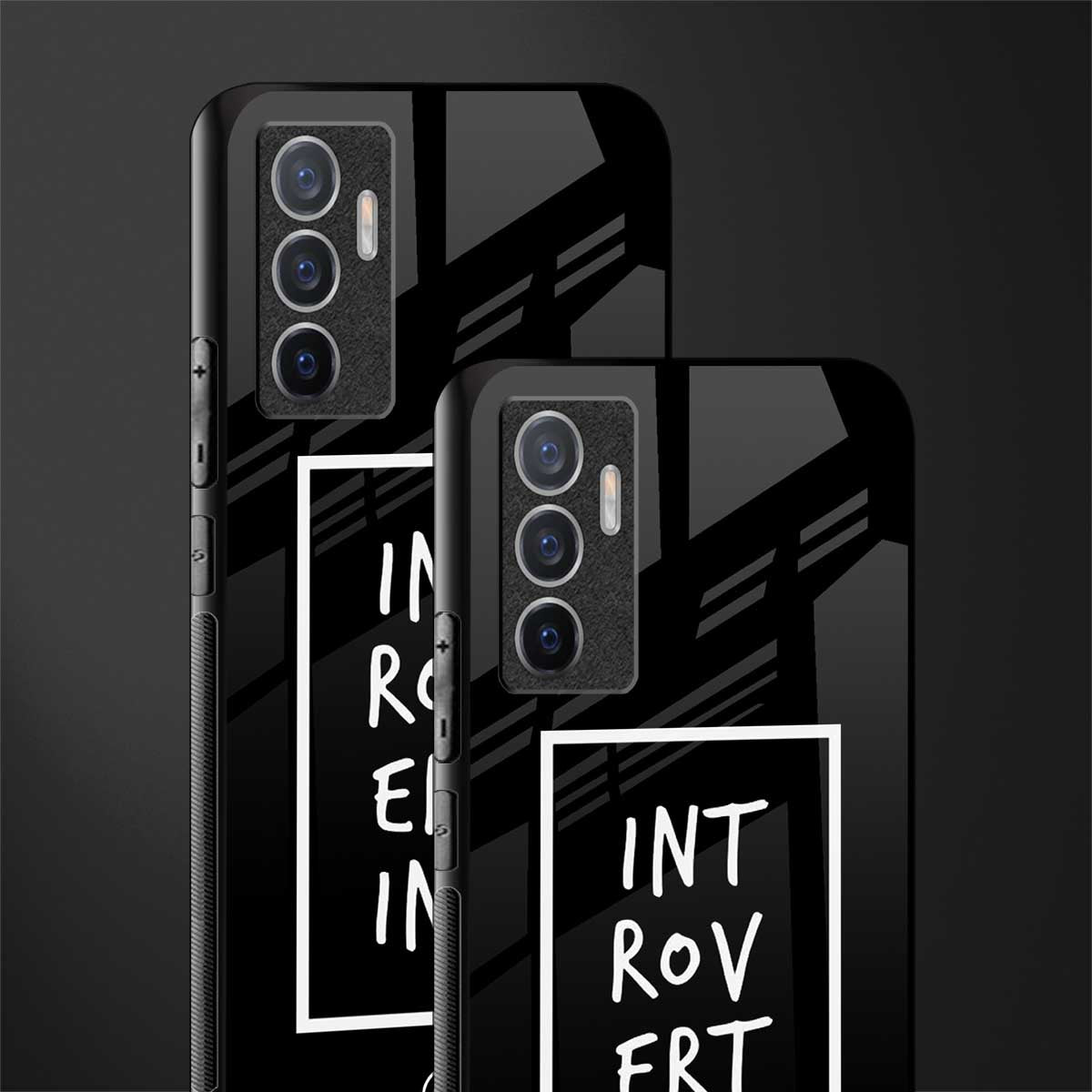 introverting glass case for vivo v23e image-2