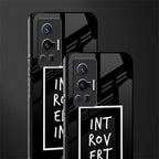 introverting glass case for vivo x70 pro image-2