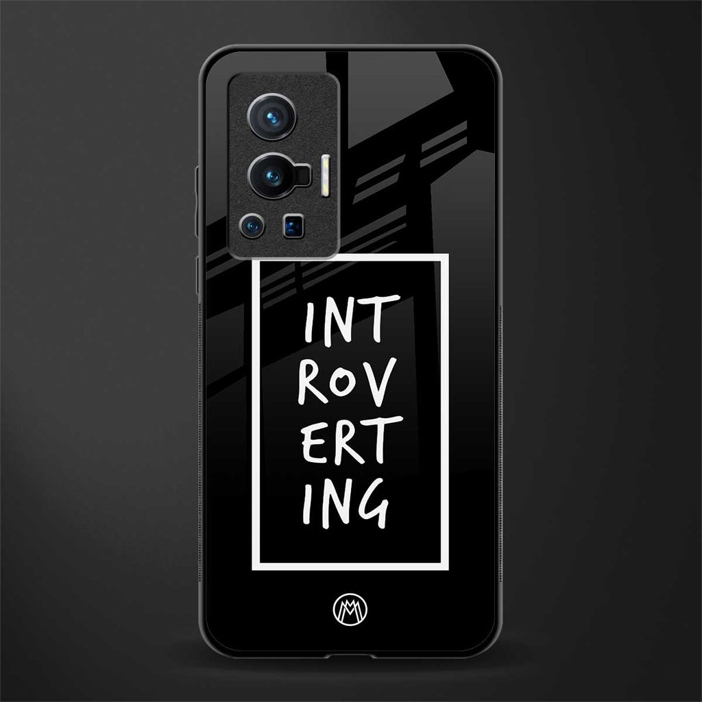 introverting glass case for vivo x70 pro image