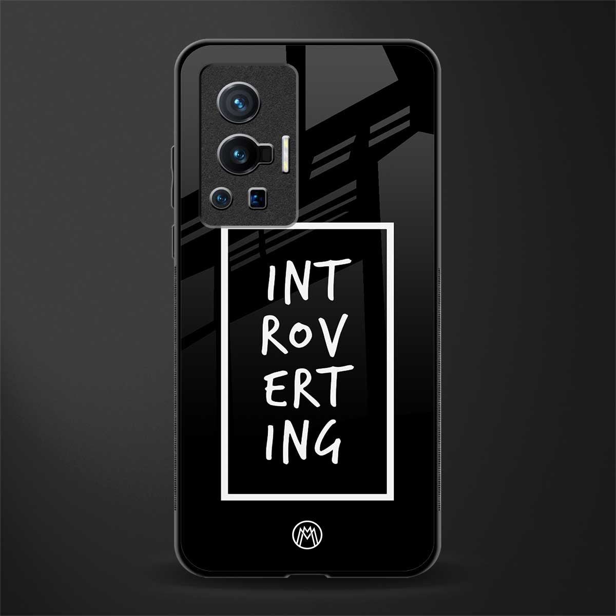introverting glass case for vivo x70 pro image