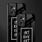 introverting glass case for oppo reno7 5g image-2