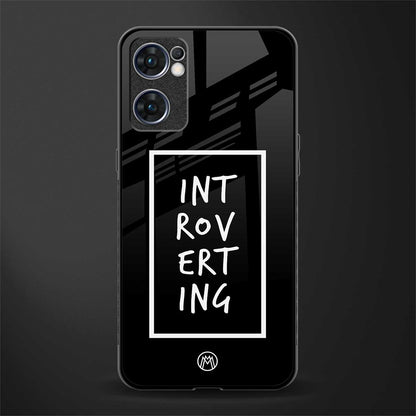 introverting glass case for oppo reno7 5g image