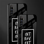 introverting glass case for realme x50 pro image-2