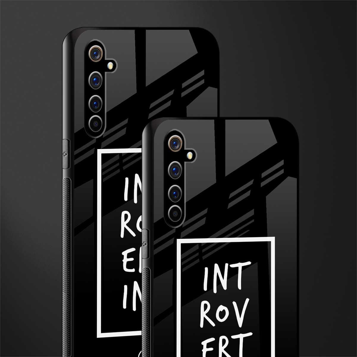 introverting glass case for realme x50 pro image-2