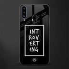 introverting glass case for samsung galaxy a20s image