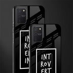 introverting glass case for samsung galaxy s10 lite image-2