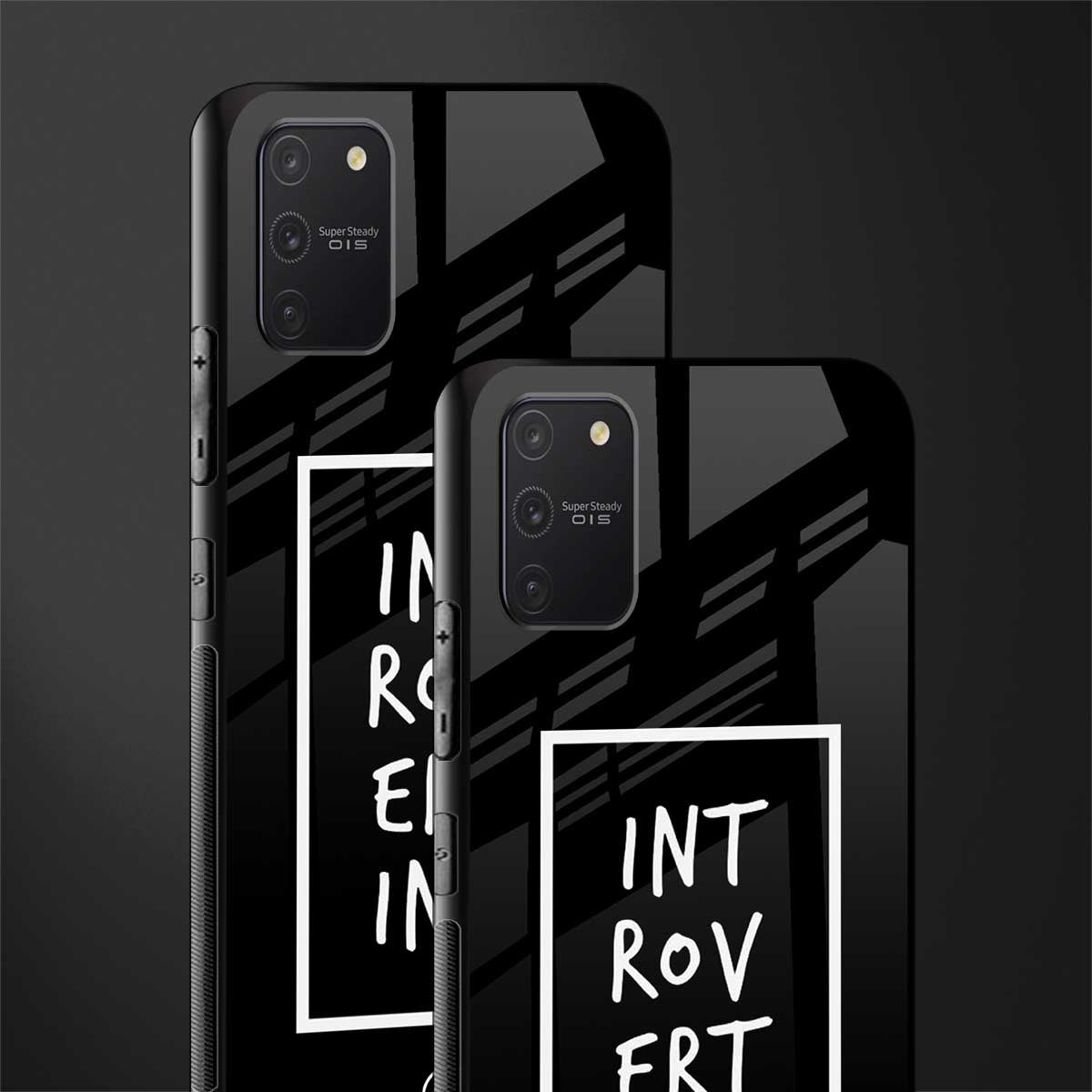 introverting glass case for samsung galaxy s10 lite image-2