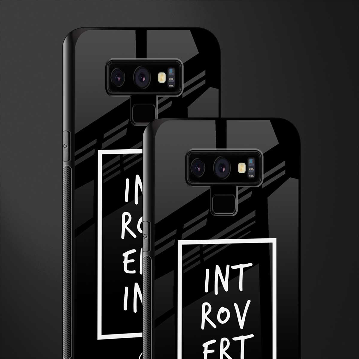 introverting glass case for samsung galaxy note 9 image-2