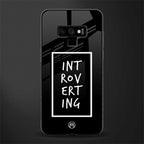 introverting glass case for samsung galaxy note 9 image