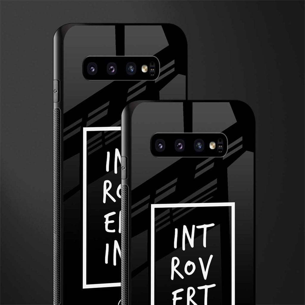 introverting glass case for samsung galaxy s10 plus image-2