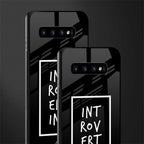 introverting glass case for samsung galaxy s10 plus image-2