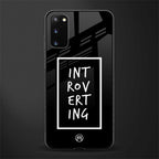 introverting glass case for samsung galaxy s20 image