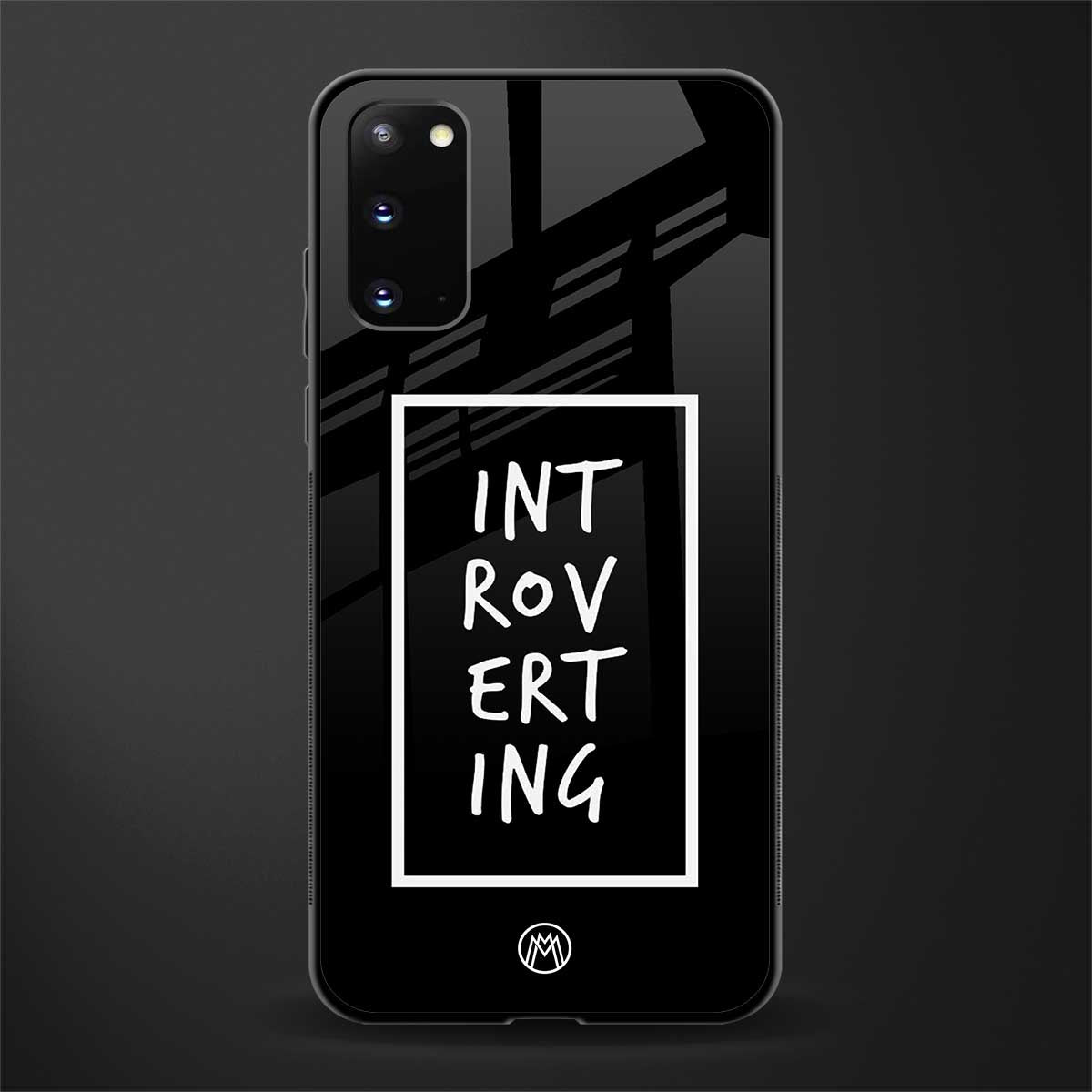 introverting glass case for samsung galaxy s20 image