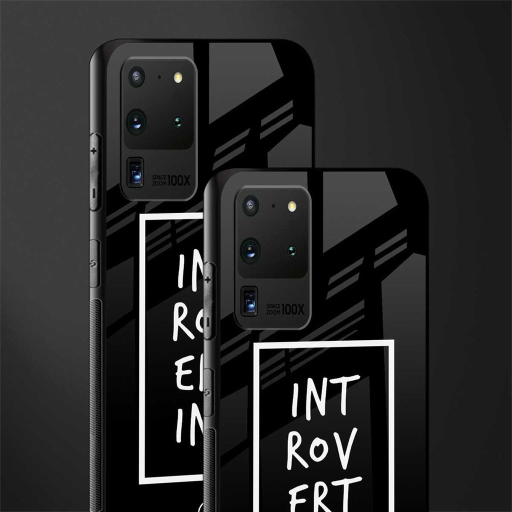 introverting glass case for samsung galaxy s20 ultra image-2