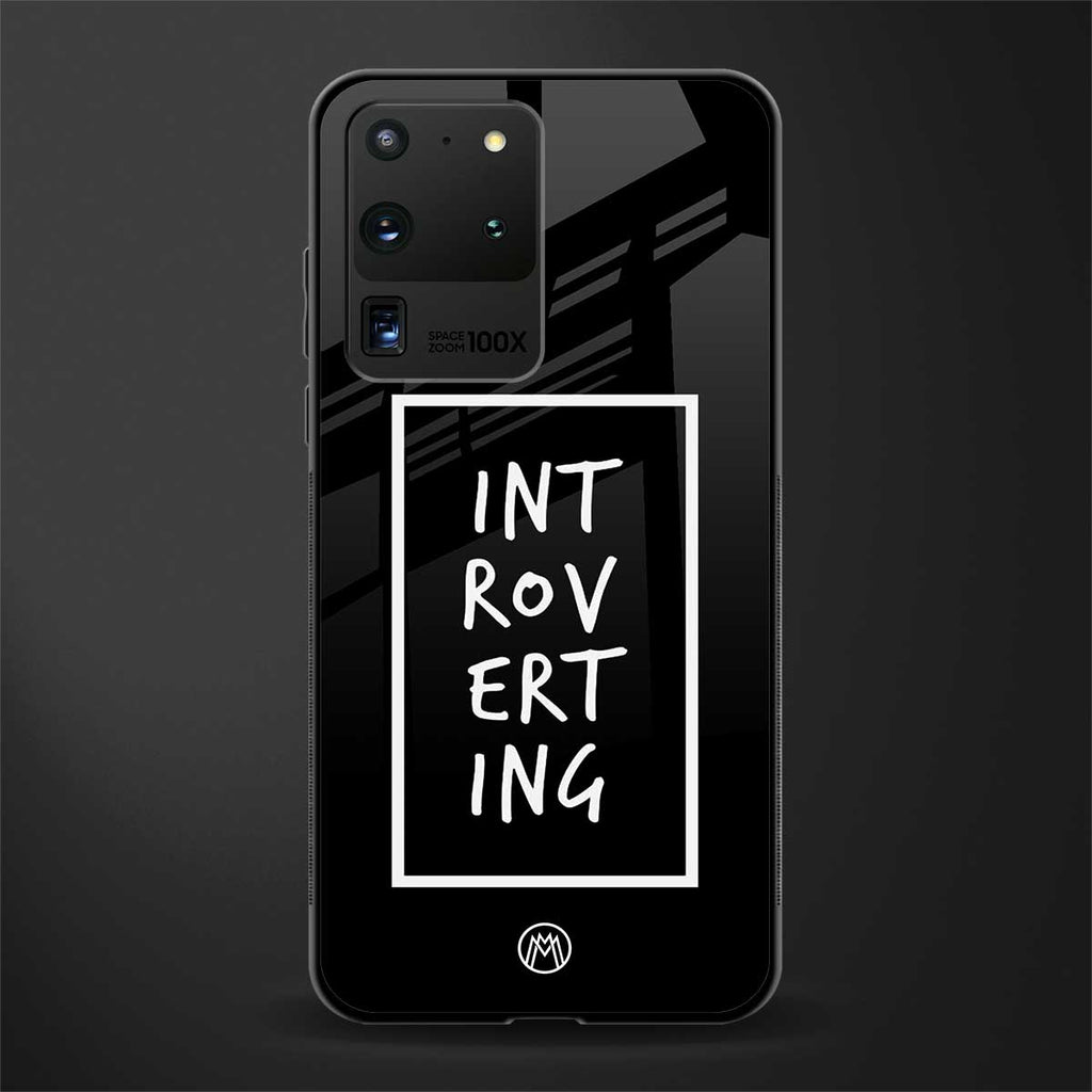 introverting glass case for samsung galaxy s20 ultra image