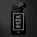 introverting glass case for samsung galaxy s20 ultra image