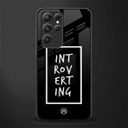 introverting glass case for samsung galaxy s22 ultra 5g image