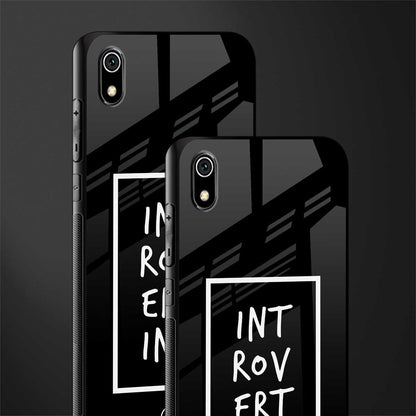 introverting glass case for redmi 7a image-2